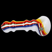 Slime Rasta Rainbow Spoon Pipe - 4.5 in