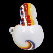 Slime Rasta Rainbow Spoon Pipe - 4.5 in