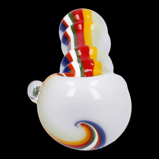 Slime Rasta Rainbow Spoon Pipe - 4.5 in