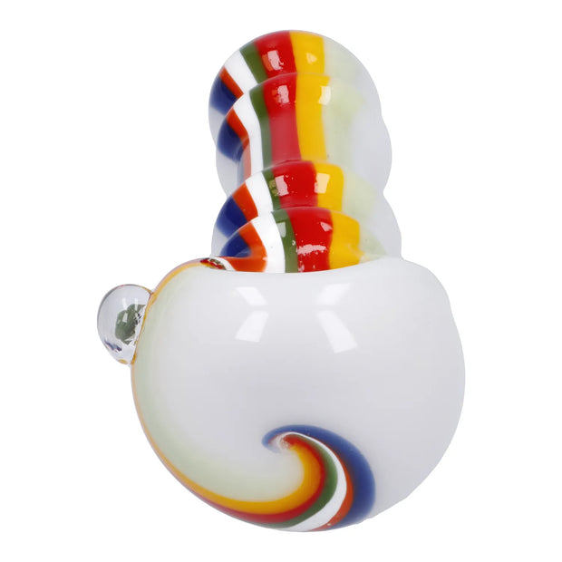 Slime Rasta Rainbow Spoon Pipe - 4.5 in
