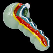 Slime Rasta Rainbow Spoon Pipe - 4.5 in