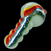 Slime Rasta Rainbow Spoon Pipe - 4.5 in