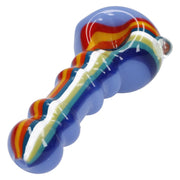 Slime Rasta Rainbow Spoon Pipe - 4.5 in