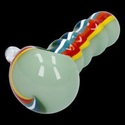 Slime Rasta Rainbow Spoon Pipe - 4.5 in