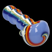 Slime Rasta Rainbow Spoon Pipe - 4.5 in