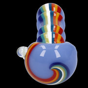 Slime Rasta Rainbow Spoon Pipe - 4.5 in