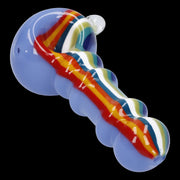 Slime Rasta Rainbow Spoon Pipe - 4.5 in