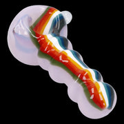 Slime Rasta Rainbow Spoon Pipe - 4.5 in
