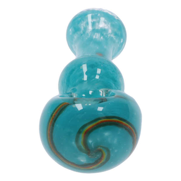 Valiant 3-inch Glass w/ Bubble Middle Hand Pipe