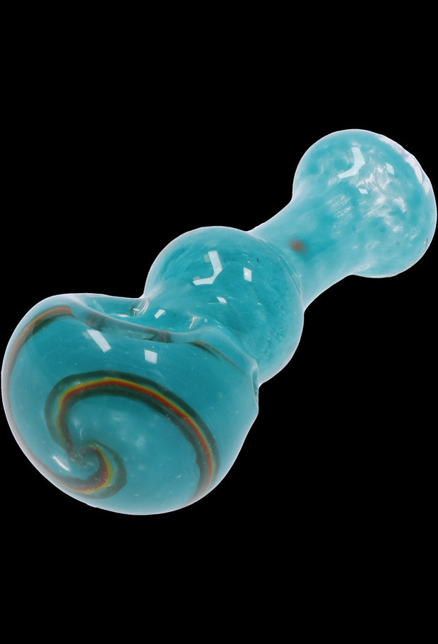 Valiant 3-inch Glass w/ Bubble Middle Hand Pipe