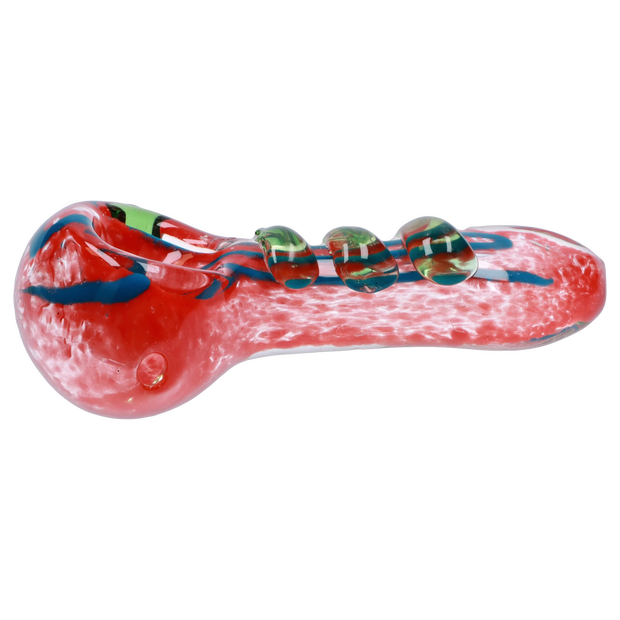 Valiant 3-inch Glass w/ Drips Hand Pipe