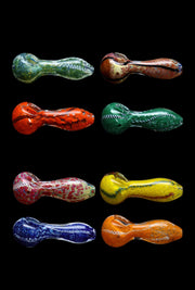 Valiant 3-inch Glass Fumed Swirl Hand Pipe