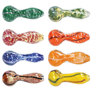 Valiant 3-inch Glass Fumed Swirl Hand Pipe