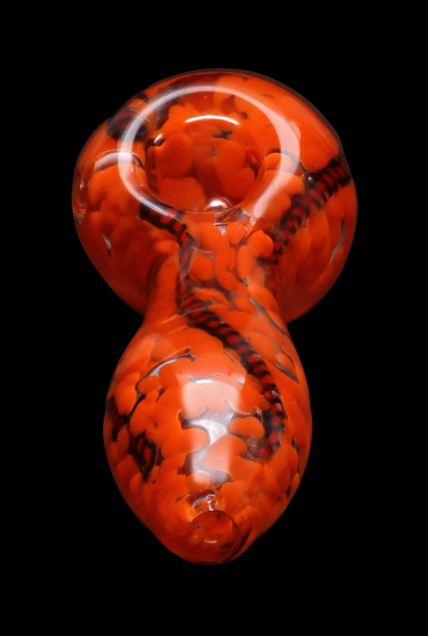 Valiant 3-inch Glass Fumed Swirl Hand Pipe