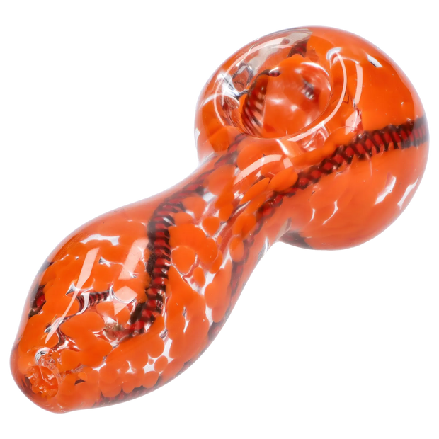 Valiant 3-inch Glass Fumed Swirl Hand Pipe