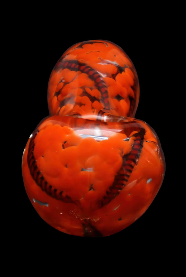 Valiant 3-inch Glass Fumed Swirl Hand Pipe