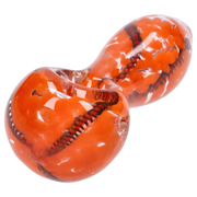 Valiant 3-inch Glass Fumed Swirl Hand Pipe