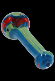 Valiant 3-inch Glass Multi-Colour Dots Hand Pipe