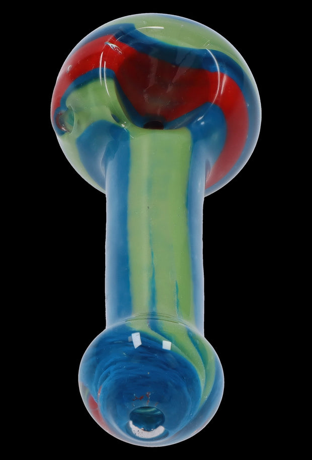 Valiant 3-inch Glass Multi-Colour Dots Hand Pipe