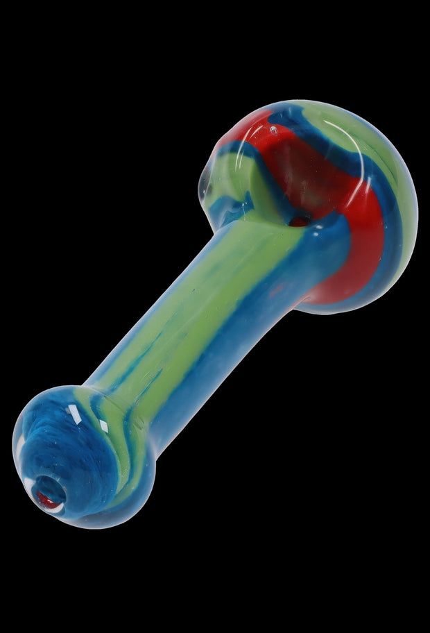 Valiant 3-inch Glass Multi-Colour Dots Hand Pipe