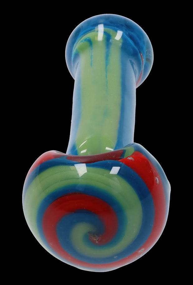 Valiant 3-inch Glass Multi-Colour Dots Hand Pipe