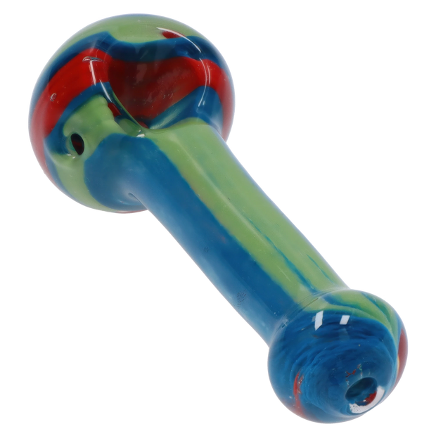Valiant 3-inch Glass Multi-Colour Dots Hand Pipe
