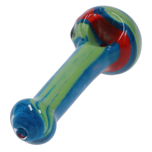 Valiant 3-inch Glass Multi-Colour Dots Hand Pipe