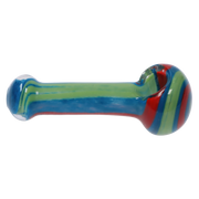 Valiant 3-inch Glass Multi-Colour Dots Hand Pipe