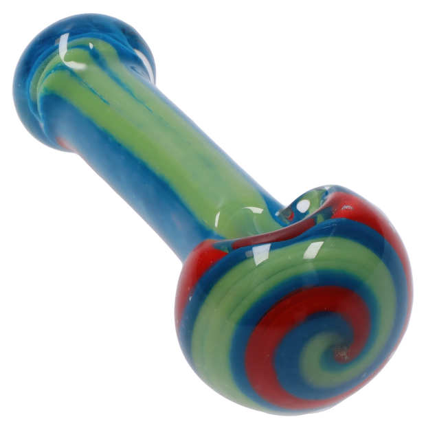 Valiant 3-inch Glass Multi-Colour Dots Hand Pipe