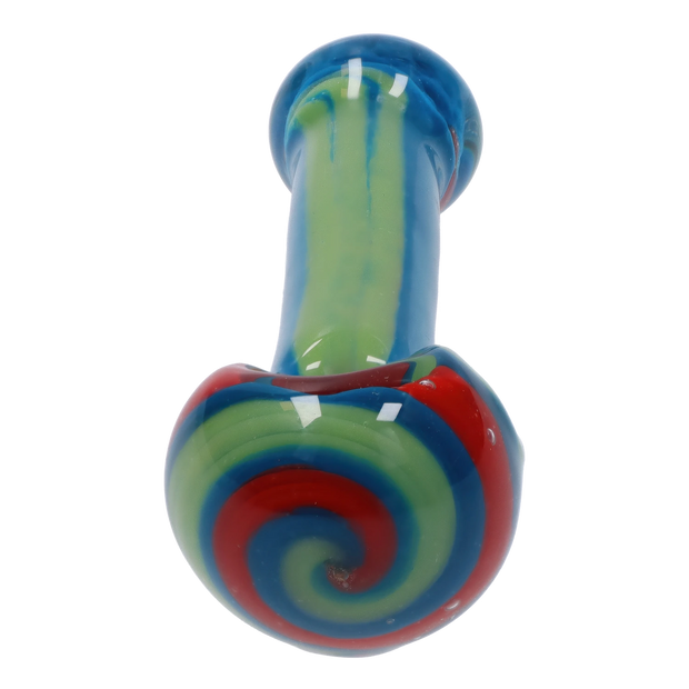 Valiant 3-inch Glass Multi-Colour Dots Hand Pipe