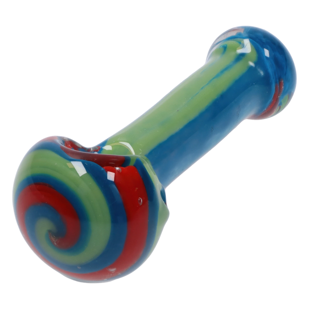 Valiant 3-inch Glass Multi-Colour Dots Hand Pipe
