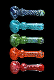 Valiant 3-inch Glass Swirl w/ Fume Hand Pipe