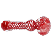 Valiant 3-inch Glass Swirl w/ Fume Hand Pipe