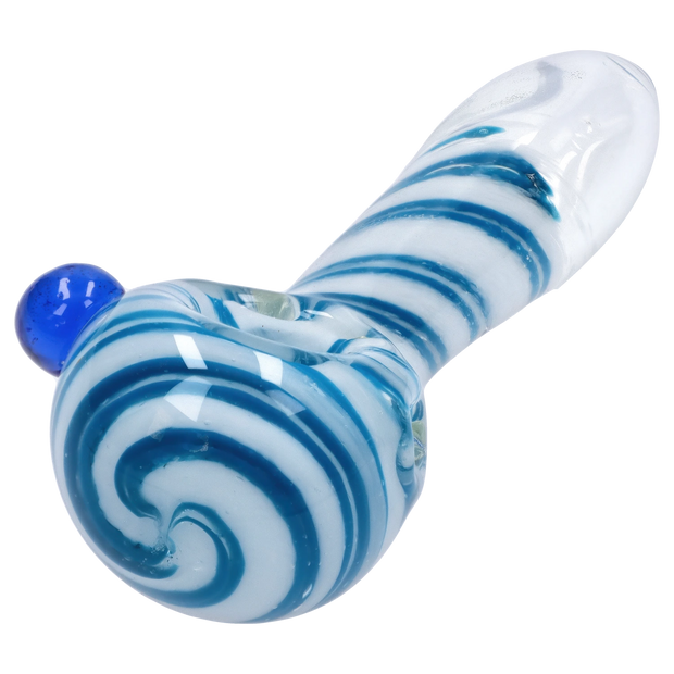Valiant 3-inch Glass w/ Marble Hand Pipe