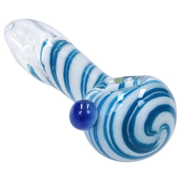 Valiant 3-inch Glass w/ Marble Hand Pipe