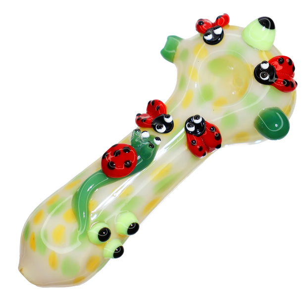Valiant Fancy Ladybug and Snail Spoon Pipe - 6 in.