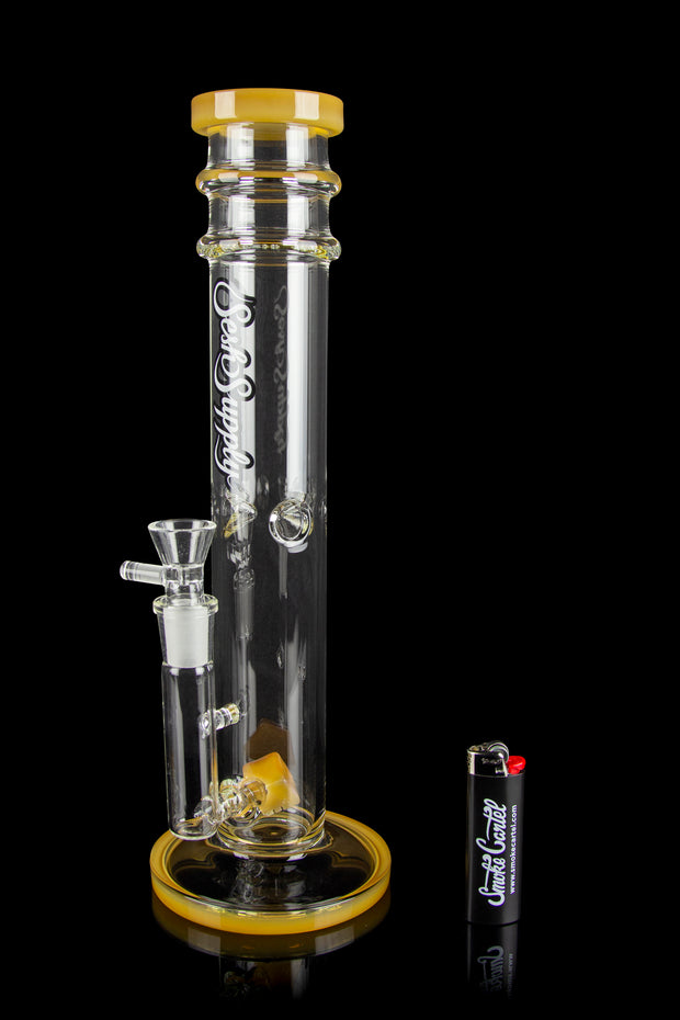 Sesh Supply "Persephone" Unique Cube Perc Heavy Glass Bong