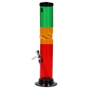 JM Plastics Irie Twist with Pull Slide Acrylic Water Pipe
