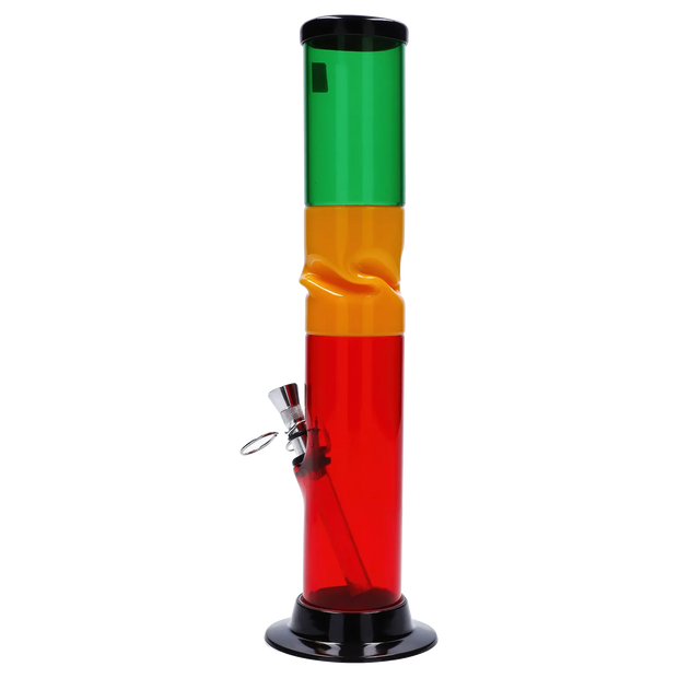 JM Plastics Irie Twist with Pull Slide Acrylic Water Pipe