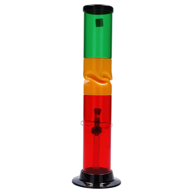 JM Plastics Irie Twist with Pull Slide Acrylic Water Pipe
