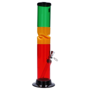 JM Plastics Irie Twist with Pull Slide Acrylic Water Pipe