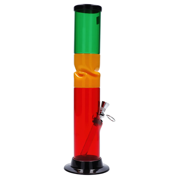 JM Plastics Irie Twist with Pull Slide Acrylic Water Pipe