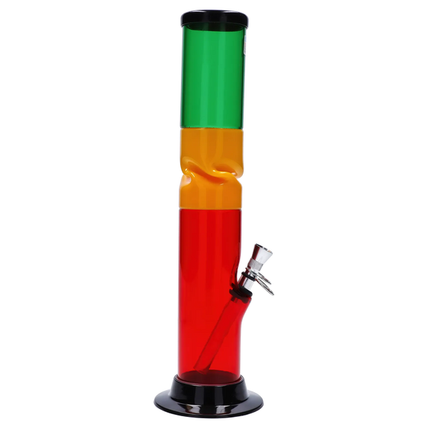 JM Plastics Irie Twist with Pull Slide Acrylic Water Pipe