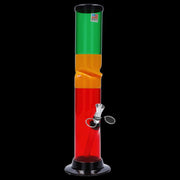 JM Plastics Irie Twist with Pull Slide Acrylic Water Pipe