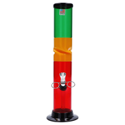 JM Plastics Irie Twist with Pull Slide Acrylic Water Pipe