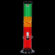 JM Plastics Irie Twist with Pull Slide Acrylic Water Pipe