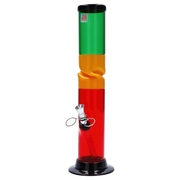 JM Plastics Irie Twist with Pull Slide Acrylic Water Pipe
