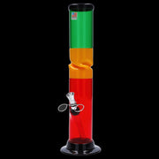 JM Plastics Irie Twist with Pull Slide Acrylic Water Pipe