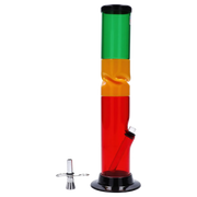 JM Plastics Irie Twist with Pull Slide Acrylic Water Pipe