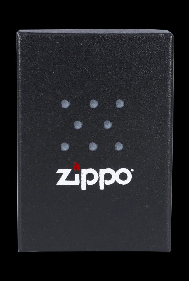 Queen of Bud Golden Vertical Flame Zippo